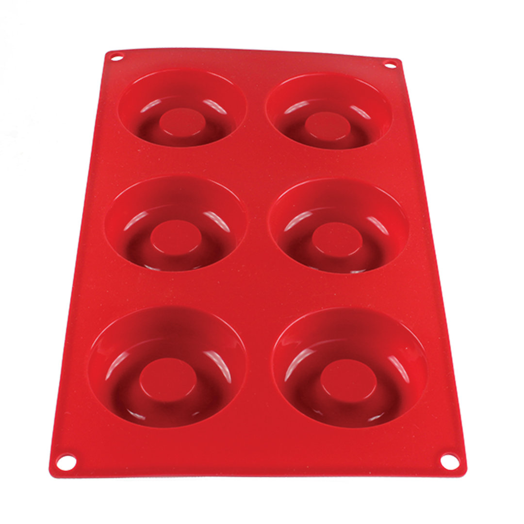 Thunder Group Inc. 6 Cup Non-Stick Silicone Mold with Lid Thunder Group Inc.