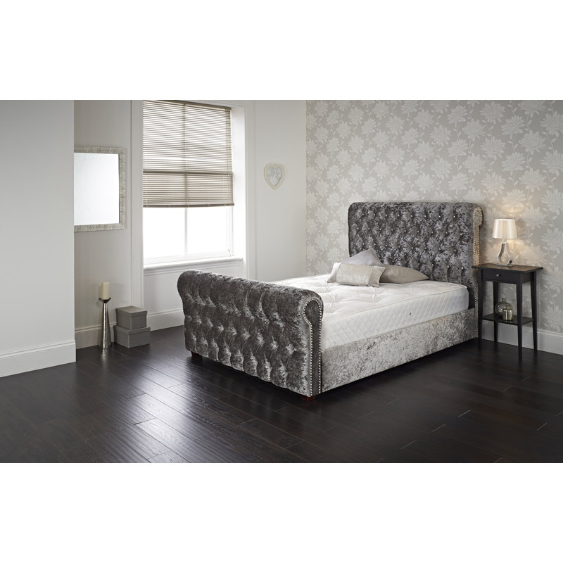Trace Upholstered Bed, Single (3')