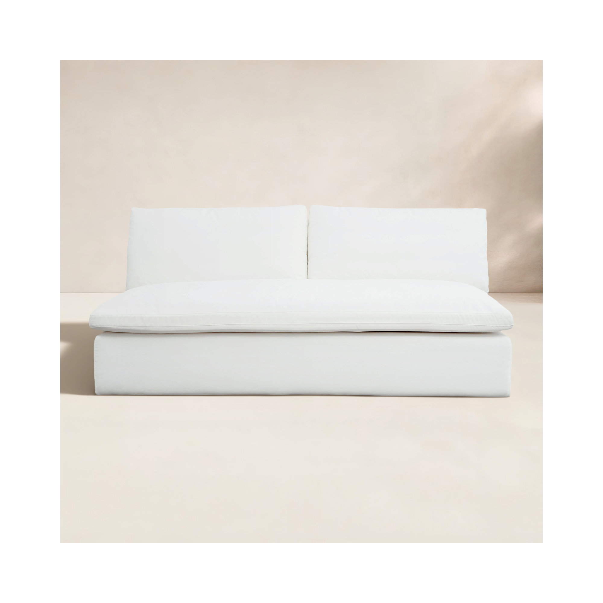 Wilkie Outdoor Sofa Speckled, White