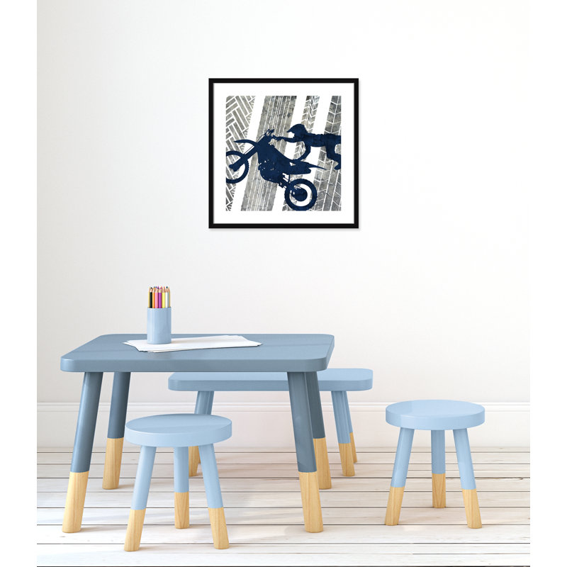 «Motorcross Motocross 2», art encadré, H 23,5 po x l 23,5 po x P 1,18 po, Cadre noir