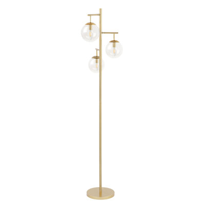 Alaycia 68.9'' Gold Tree Floor Lamp