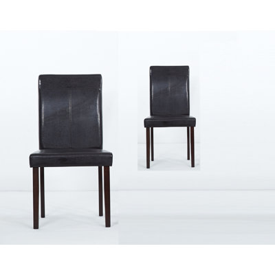 Cornejo 39'' H Genuine Leather Upholstered Side Chair