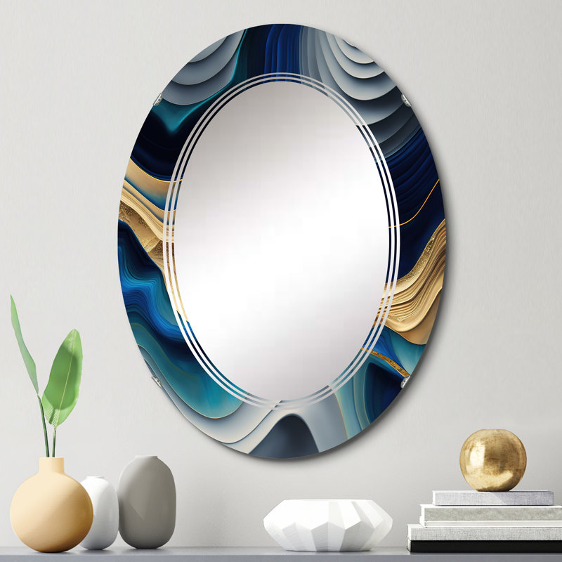 Miroir mural abstrait Peytonn, 30 po x 20 po