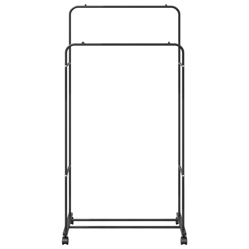 80cm Rolling Clothing Rack, Black