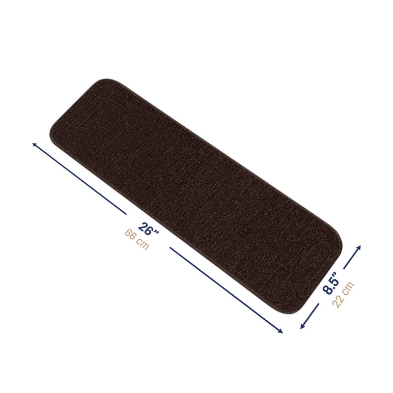 Tapis d'escalier Valier, Brun