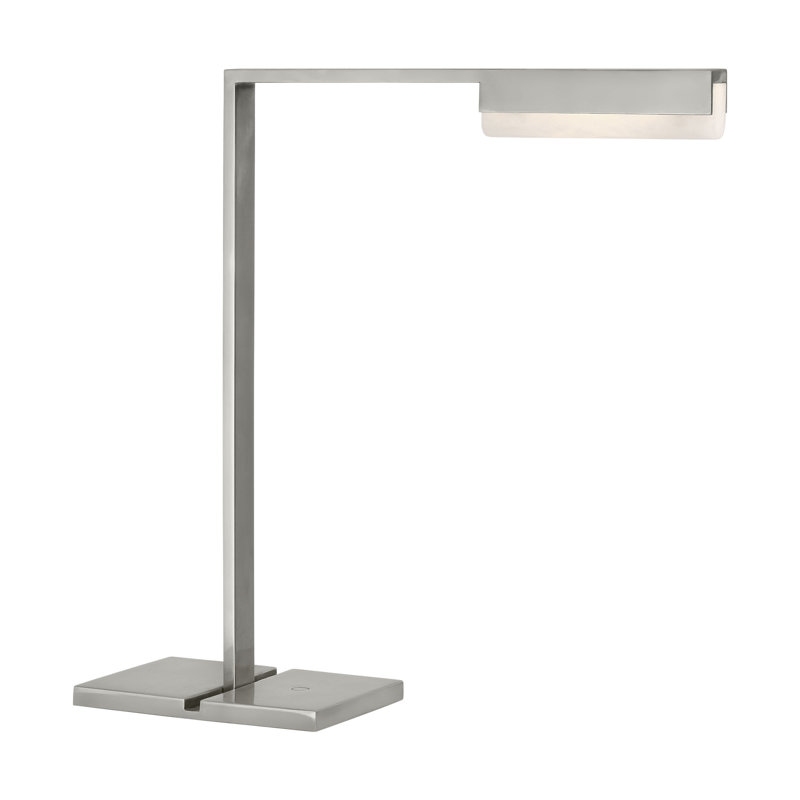 Linea LED Table Lamp, Antique Nickel