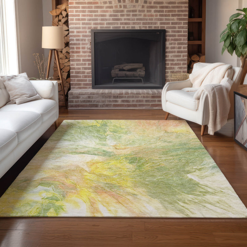 Tapis intérieur / extérieur Heffington avec envers antidérapant, Rectangle de 10 pi x 14 pi
