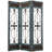 SG-261 Provence Iron Scroll 3-Panel Screen