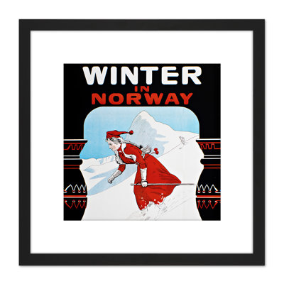 Winter In Norway - Single Picture Frame Painting