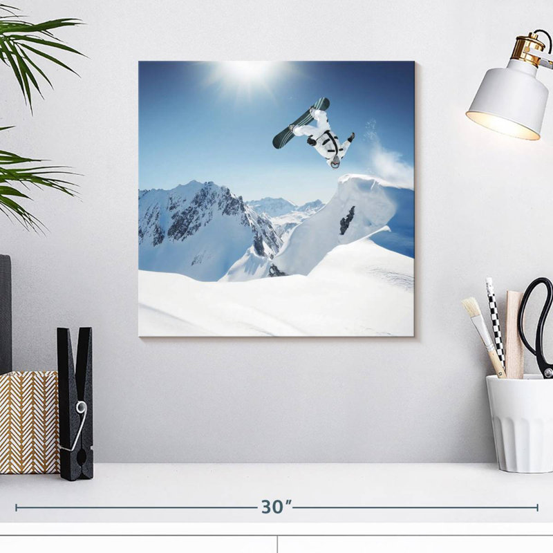 Snowboarder Flip, H 16 po x l 16 po