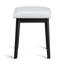 Ensemble de coiffeuse et tabouret 3 pièces avec miroir à DEL, tabouret rembourré et rangement spacieux pour les chambres modernes-155125078