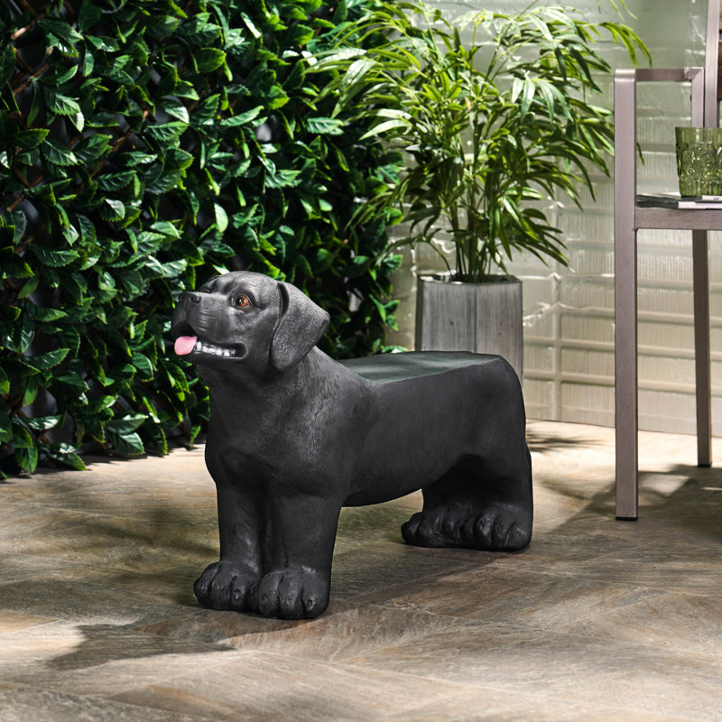 Banc pour chien Delightful - Style, béton léger, sans assemblage