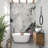 Monochrome Textured Abstract Wall Mural-1881801518