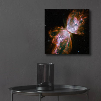  «Butterfly Nebula» par la téléscope Hubble de la NASA, art mural en verre acrylique, 12 po x 12 po