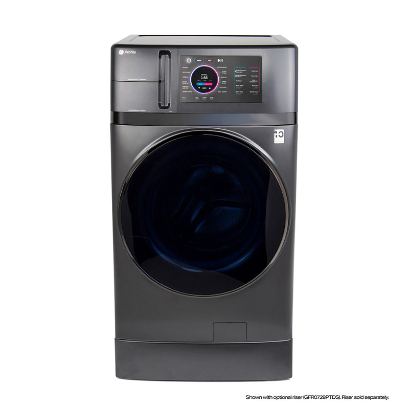 GE Profile 4.8 Cubic Feet Capacity UltraFast Smart All-in-One Combo Energy Star Washer/Electric Dryer