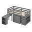 Lit mezzanine avec armoire et portable-1683430600