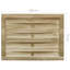 Kivalina 75.0062cm H x 99.9998cm W Green Wood Gate