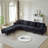 122.5-Inch Oversized U-Shaped Modular Sofa-1838769080