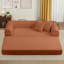 Canapé-lit en velours côtelé de 78,7 po, canapé futon modulaire, canapé en mousse à compression avec 2 coussins, aucun assemblage requis-1362705845-1369500021