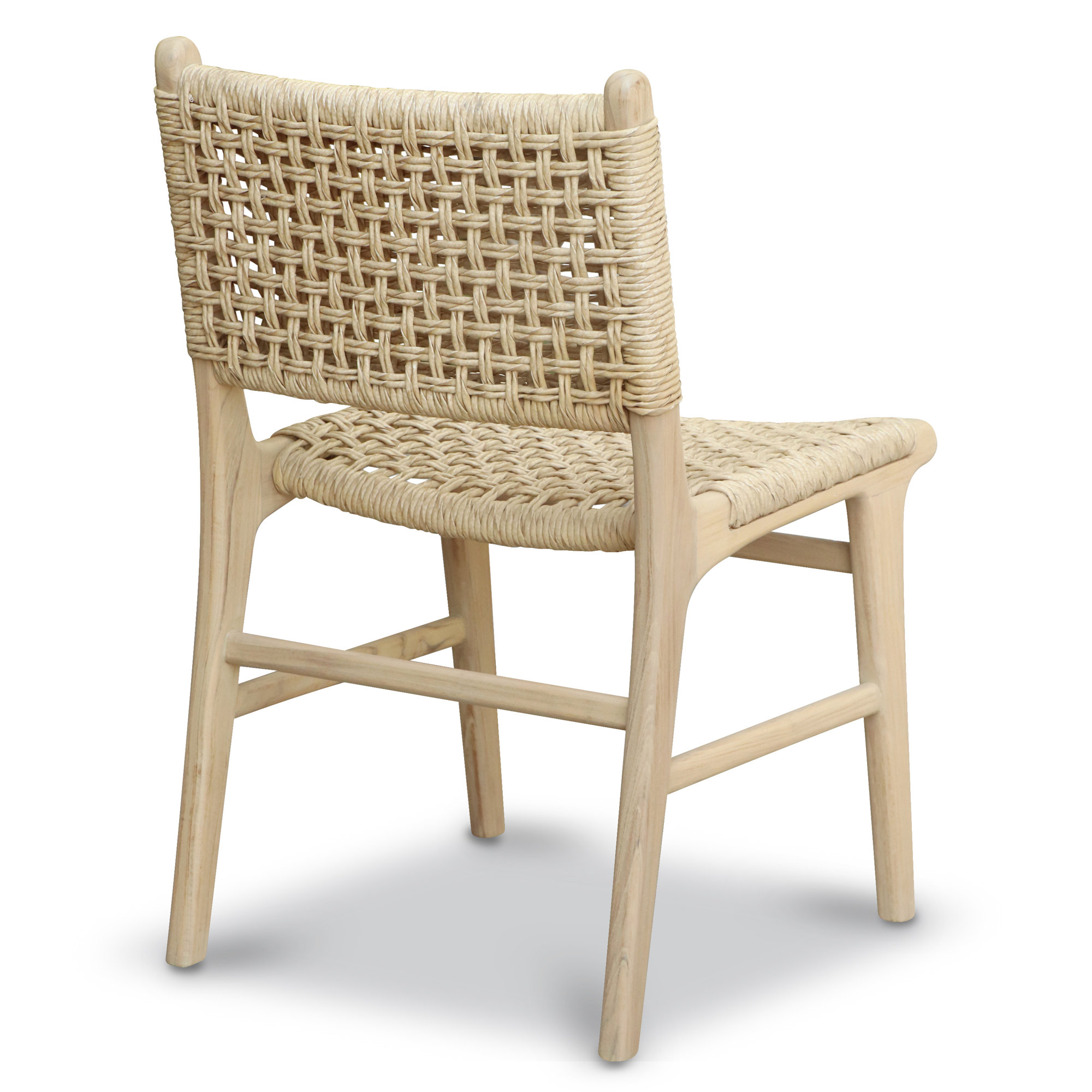 Yvaine FrancTeak Patio Outdoor/Indoor Dining Side Chair