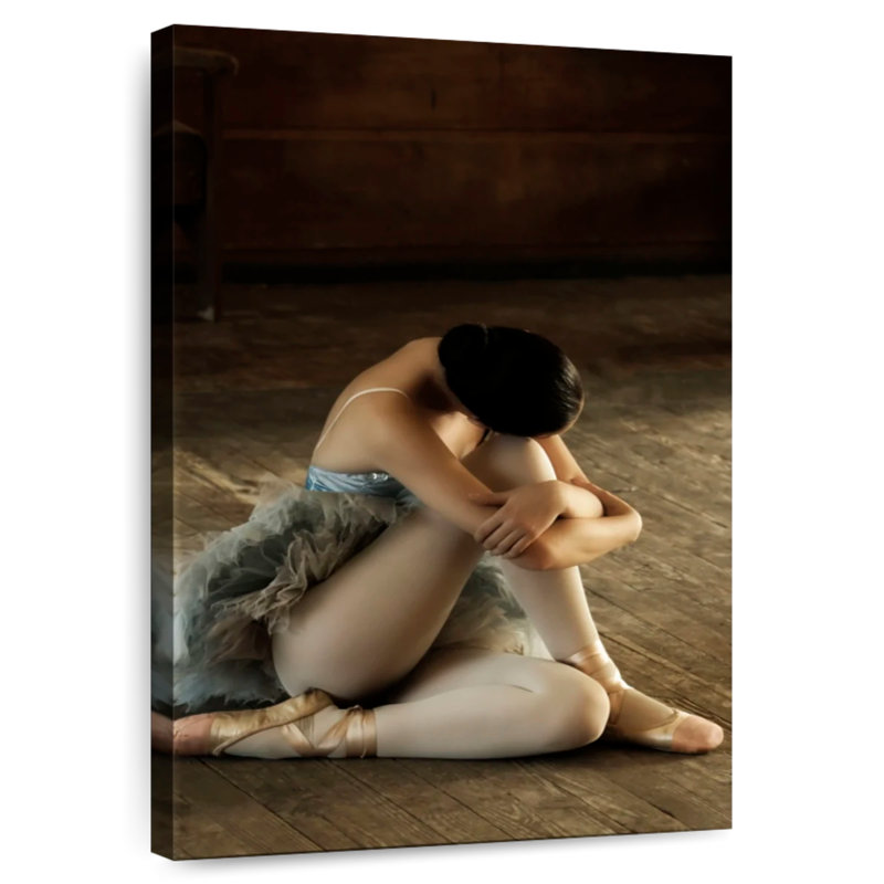 Enn Resting Ballerina, 30" H x 20" W