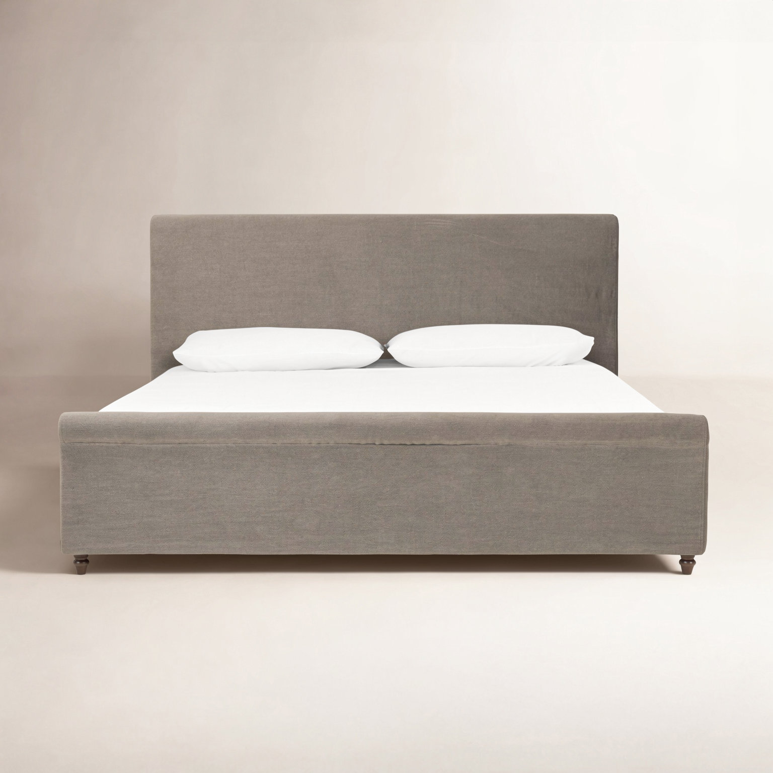 Dalia Bed, Queen, Brown