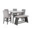 Banc de bar gris Jasmine