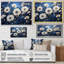 «Blue Cornflowers Cascading IV», reproduction sur toile-1531094835-1531094832
