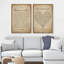 Citations emblématiques littéraires et lyriques, art moderne, décoration murale, minimaliste, 2 pièces-98109390-98109388