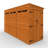 TigerFlex® Modular Buildings 12 ft. W x 4 ft. D Solid Wood Shiplap Pent Garden Shed