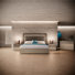 Ensemble de chambre avec grand lit 4 pièces Italian Contemporary