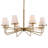 Aurthur 8 - Light Steel Classic / Traditional Chandelier