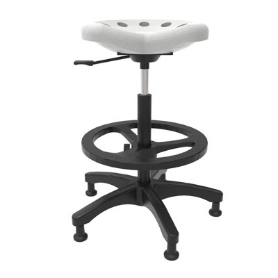 Tabouret de laboratoire à hauteur ajustable