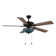 52" W Aramys 5-Blade Remote Controlled Ceiling Fan Tiffany Stained Glass