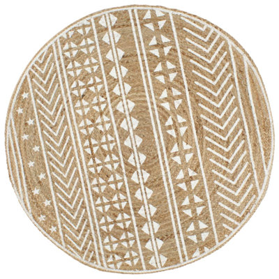 Round Pyxis Geometric Area Rug