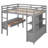 Erjon Kids Loft Bed with Drawers-1656989078-1663458886