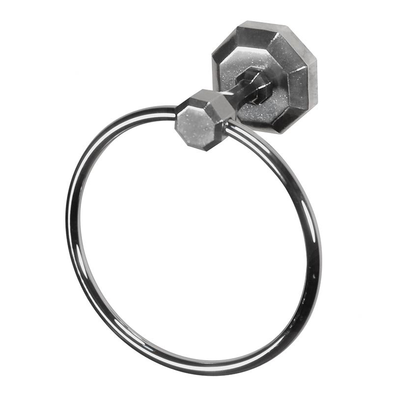 Archimedes Towel Ring, Vintage Pewter