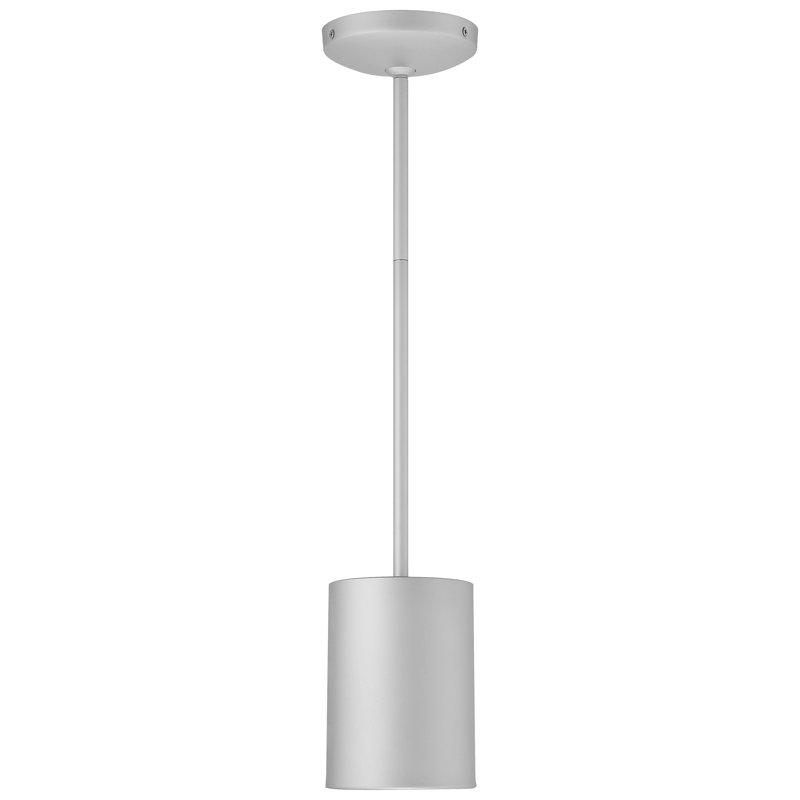 Luminaire suspendu cylindrique à 1 lumière Koretta, Satin