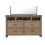 Commode simple 1 pièce commode en chêne rustique
