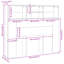 Headboard Cabinet Bedroom Home Indoor Bookcase-27686253-27686256