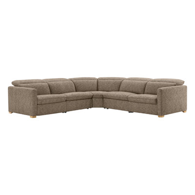 Upholstered Power Reclining Modular Sectional