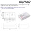 33" L X 20" W White Fireclay Double Bowl Workstation Farmhouse Kitchen Sink with Cutting Board And Dish-Drying Rack-98825111