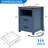 Nightstand Set Of 2 With Charging Station,Side Table With 2 Drawers Storage Cabinet For Bedroom, Living Room-827328877-814558977