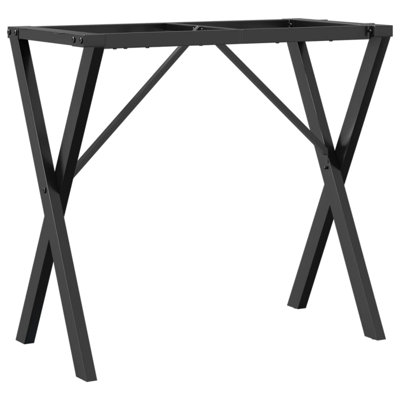 Ronks Dining Table Legs X-Frame Steel