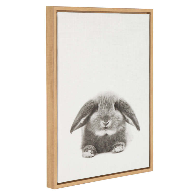 Reproduction d'art sur toile, "Lapin" par Simon Te of Tai, Naturel