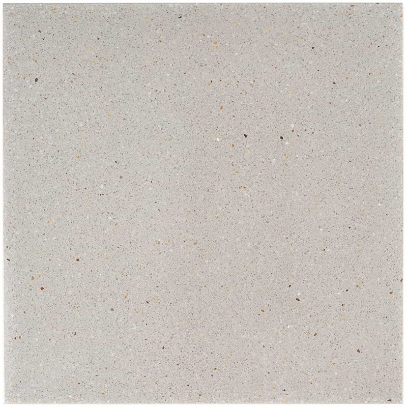True Terrazzo 16x16 Polished Terrazzo Tile, Argento Beige