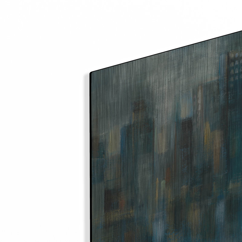'Rhythmic Reflection C' by Silvia Vassileva Metal Wall Art, 16" H x 24" W
