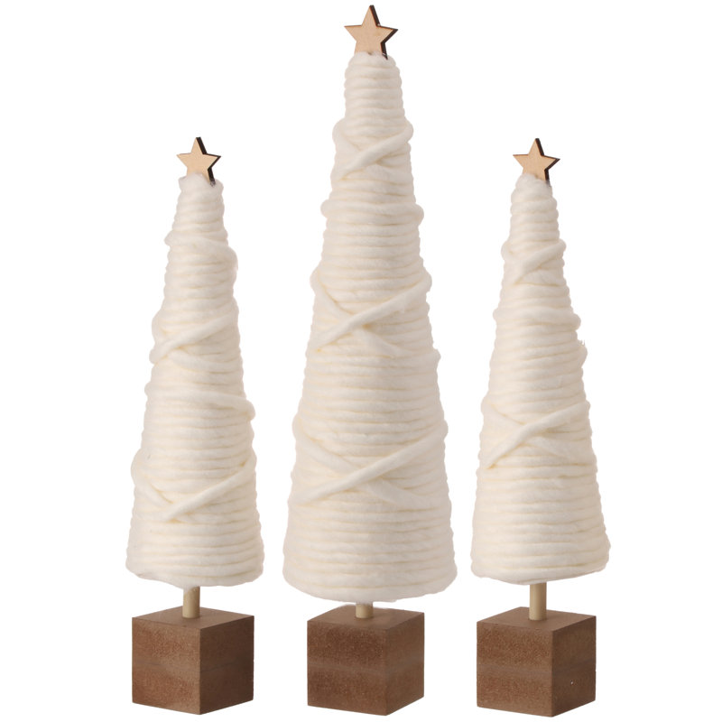 12-15.5" Yarn Winter Chalet Tree