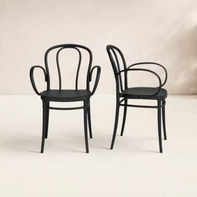 Farrah Stacking Patio Dining Armchair