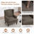 Upholsterd Wingback Armchair-1261615287